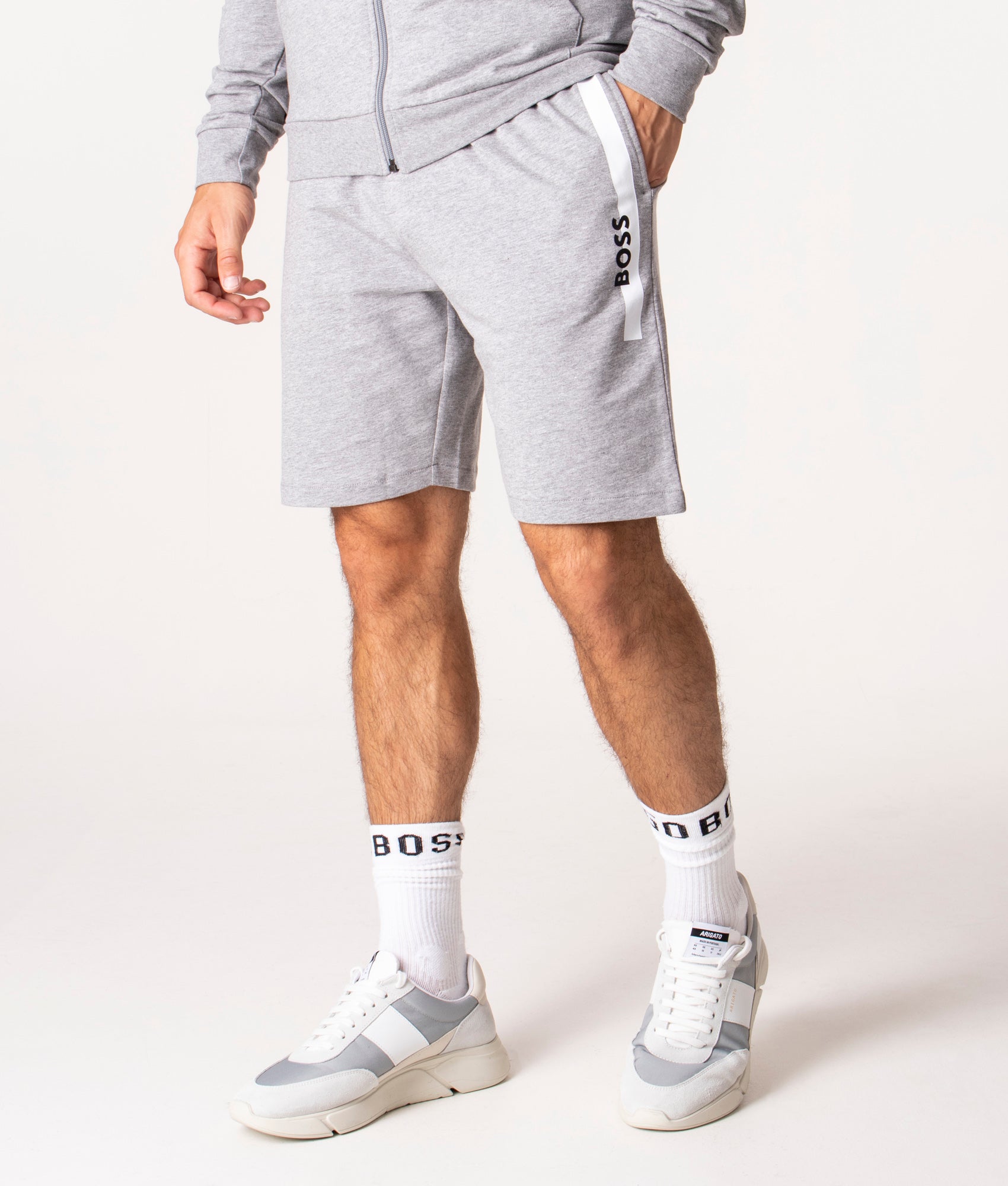 boss authentic fleece shorts