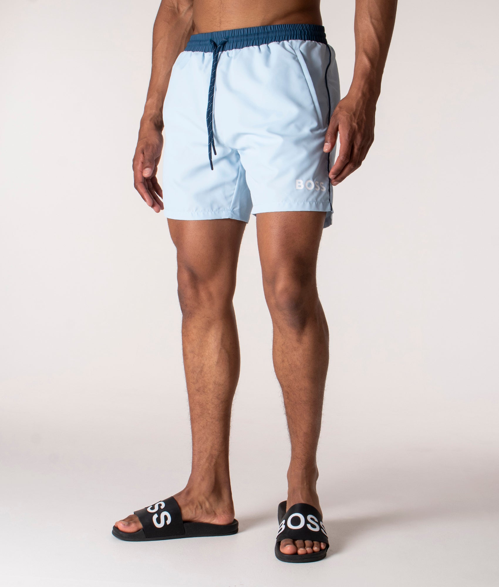 boss starfish swim shorts grey