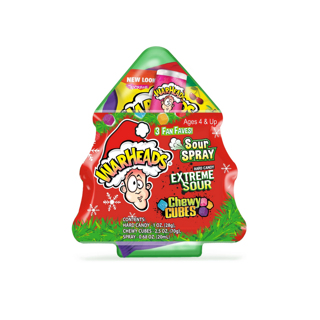 Warheads Christmas Tree Scrambler Holiday Exclusive Willy Wacky Snacks 