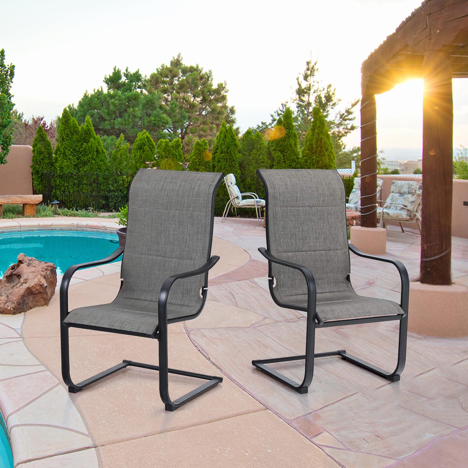 outdoor patio spring chairs