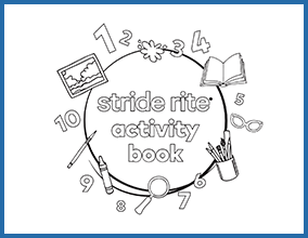 Stride Rite coloring book.