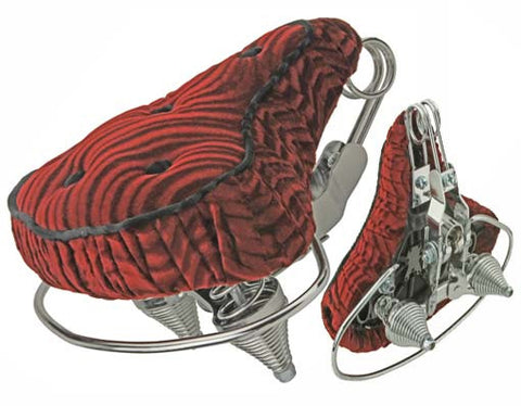 Picture of Beach Cruisers Saddle Velour Red