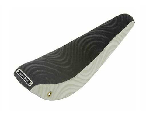 Picture of 16" Banana Saddle Velour Black/White.