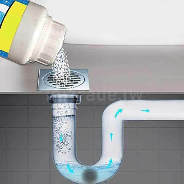 Ihrtrade,Home & Kitchen,DS20037_DrainCleaner,Fast Foaming Pipe Cleaner Powder Dredge Agent,Pipe Dredging Powder