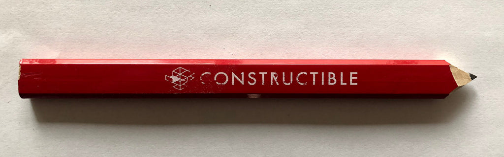 Constructible Inc pencil with logo