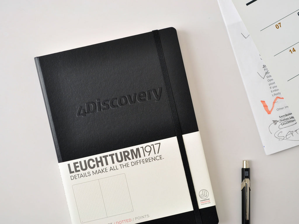 Leuchtturm1917 hardcover notebook with custom embossed logo imprint