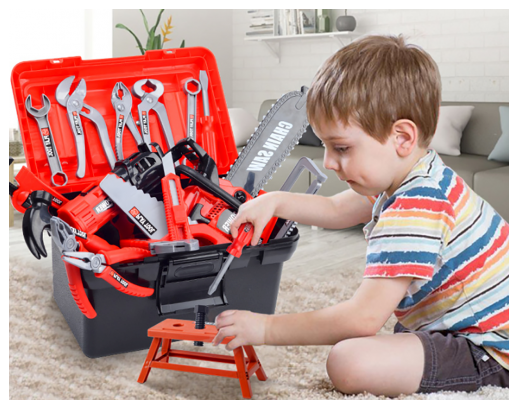 Kids Simulation Repair Tools Set Box