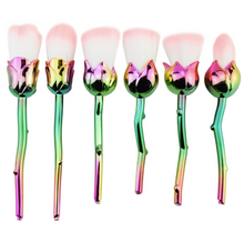 Load image into Gallery viewer, Flower Design Makeup Brush Set - 6 pics
