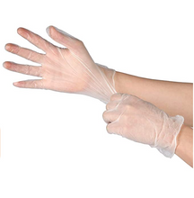 Load image into Gallery viewer, Multi-Purpose Vinyl Gloves, Powder Free, Disposable, Extra Strong - Box of 100
