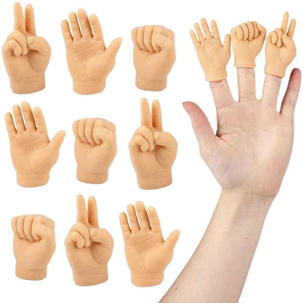 Tiny Hands Rubber Finger 5pcs
