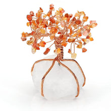 Load image into Gallery viewer, Crystal Lucky Tree Healing Crystals Copper Money Tree Spiritual Gift 3 size
