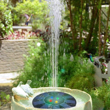Load image into Gallery viewer, 5V/1.4W  LED Floating Solar Panel Powered Garden Water Fountain
