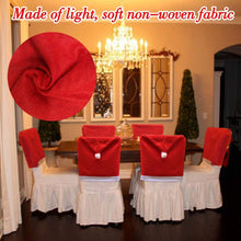 Load image into Gallery viewer, 6 PACK Santa Hat Christmas Chair Covers
