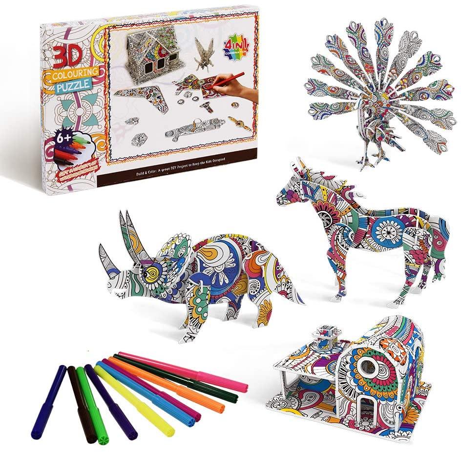 3D Coloring Painting Puzzle