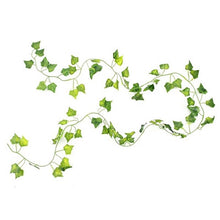 Load image into Gallery viewer, 12 Packs Artificial Greenery Garland Fake Ivy Vine Hanging Plants Leaf Garland
