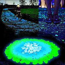 Load image into Gallery viewer, Pack of 100, 200 or 300 Glow-in-the-Dark Pebbles
