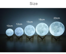 Load image into Gallery viewer, 3D Printing Moon Lamp
