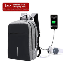 Load image into Gallery viewer, Anti-theft Lock Backpack with USB Charging Port
