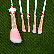 Load image into Gallery viewer, Christmas Wand Makeup Brush Set - 5pcs
