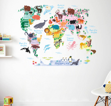 Load image into Gallery viewer, World Map Wall Sticker
