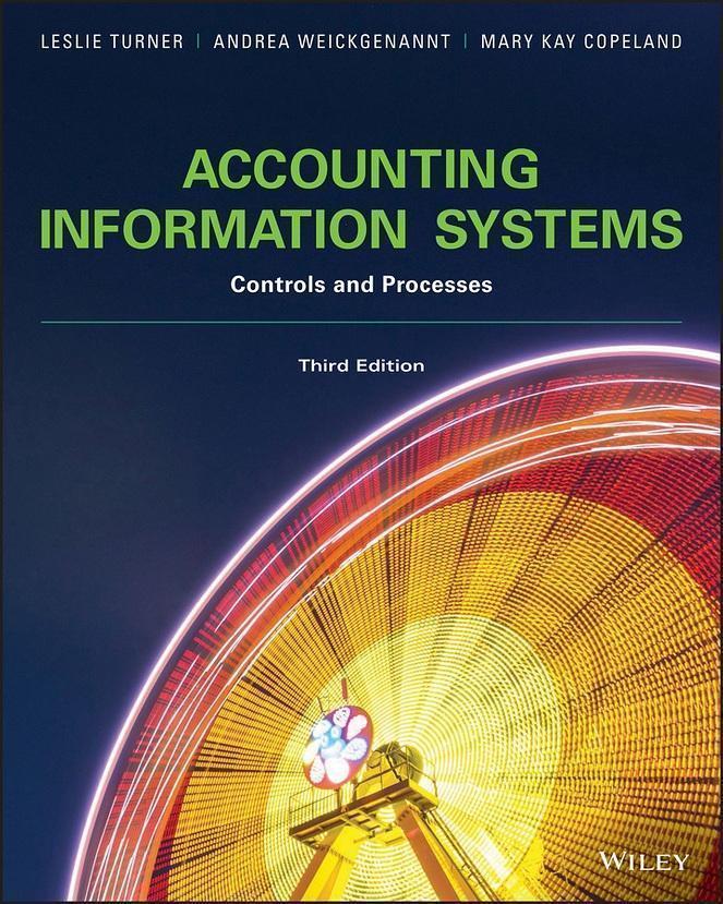 Accounting Information Systems: The Processes and Controls, 3rd Edition