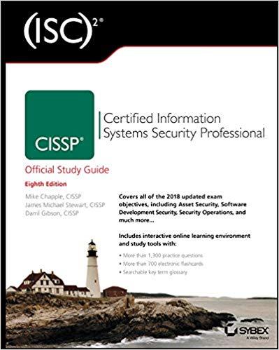 (ISC)2 CISSP Certified Information Systems Security Professional Official Study Guide 8th Edition
