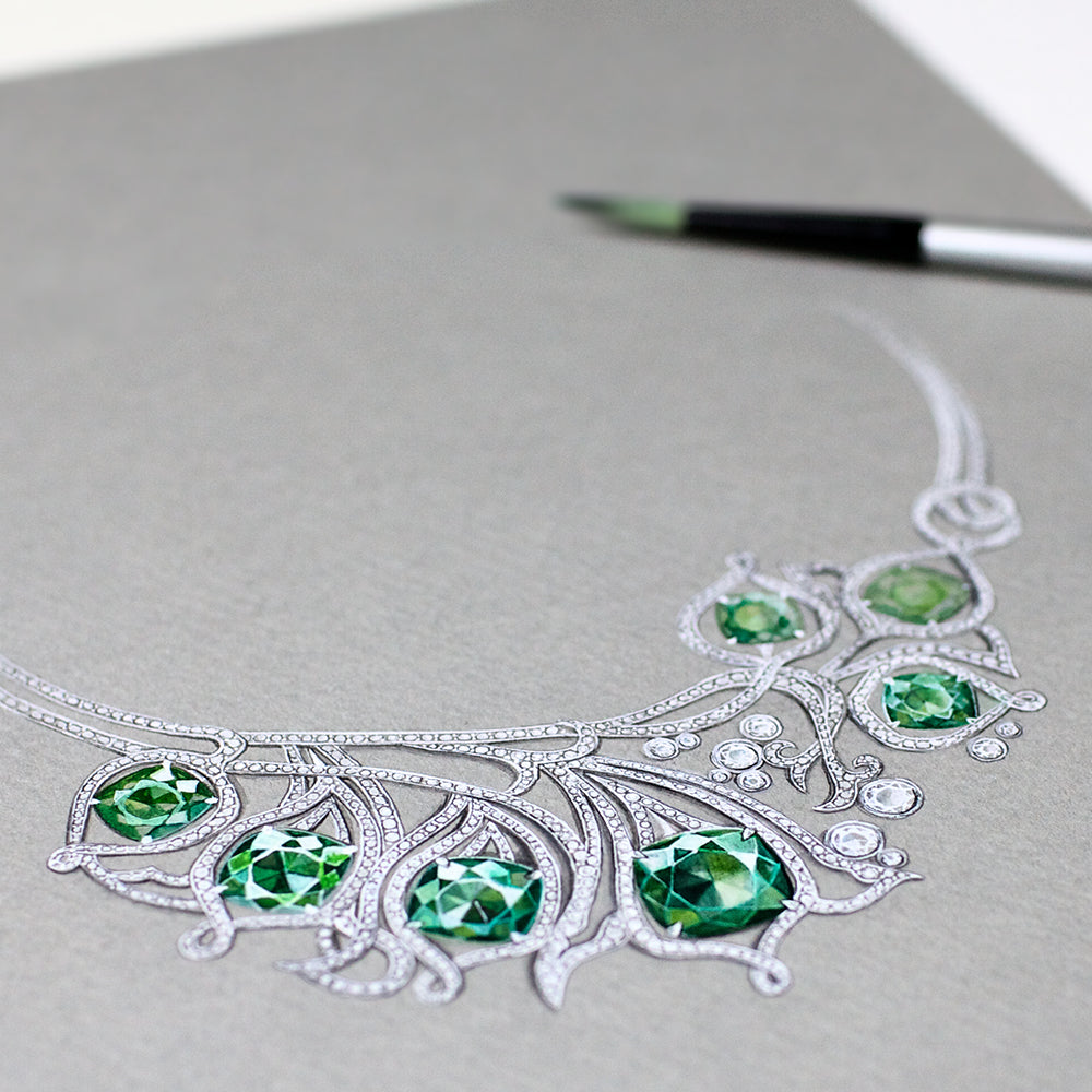 boodles emerald necklace