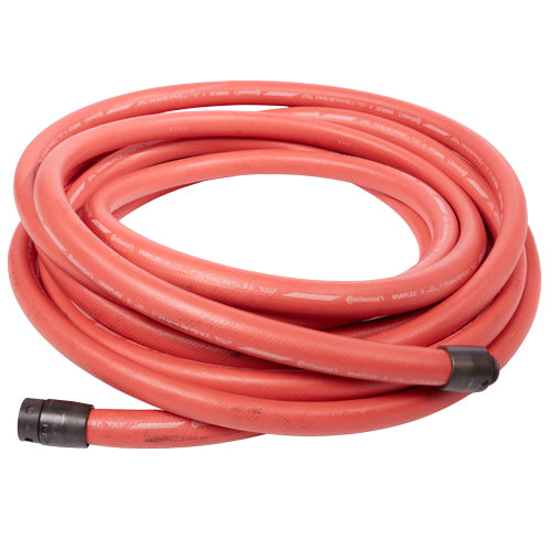 Red 1 x 100 Non-Collapsible Lightweight Hose with Aluminum 1 NH Couplings 