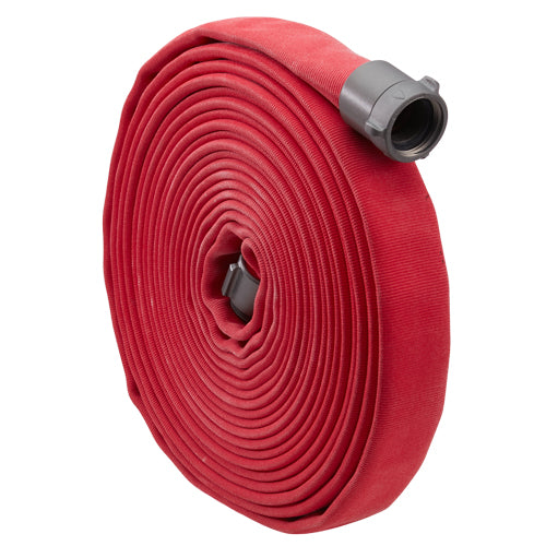 Red 3" X 50' SUPPLY FIRE HOSE with 2.5" Red Head NH Couplings Tested 03/2020