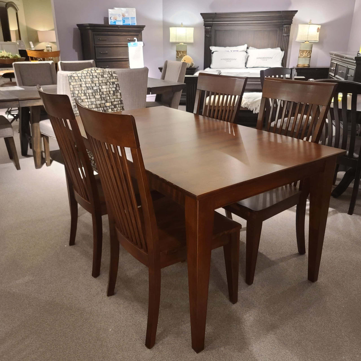 scarlett 5 piece solid wood dining set