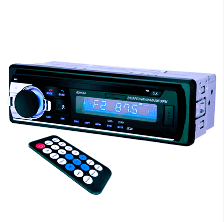 Bajar impermeable Comercialización Reproductor Universal DIN1 Mp3 Bluetooth USB SD AUX Control FM Radio –  Multirepuestos298