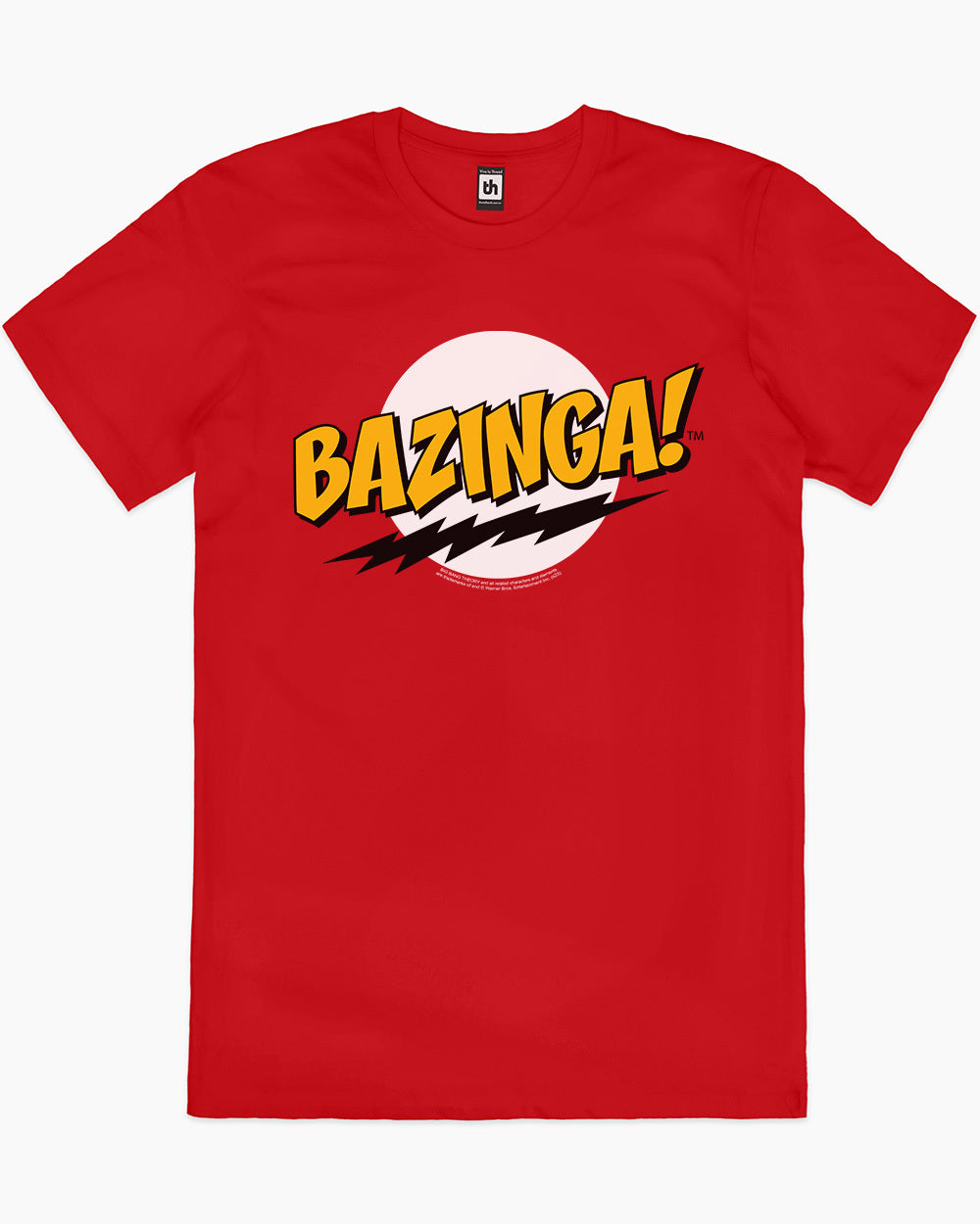 Auroch Opgewonden zijn metgezel Bazinga! T-Shirt | Big Bang Theory Merchandise Europe | Threadheads