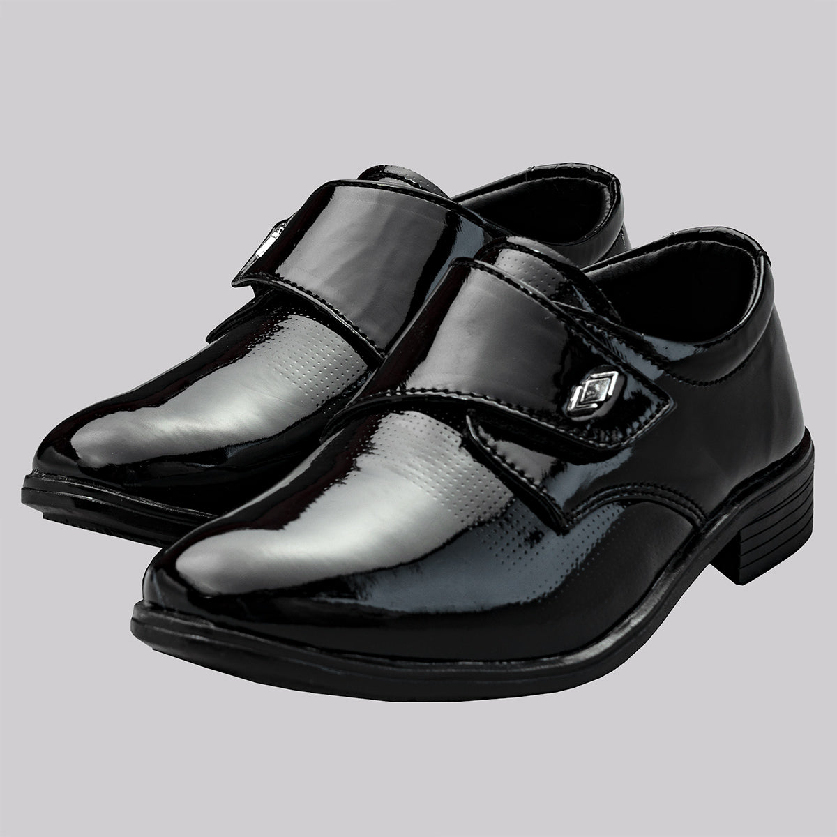 Buy Black Shiny Formal Shoes for Boys – Mumkins