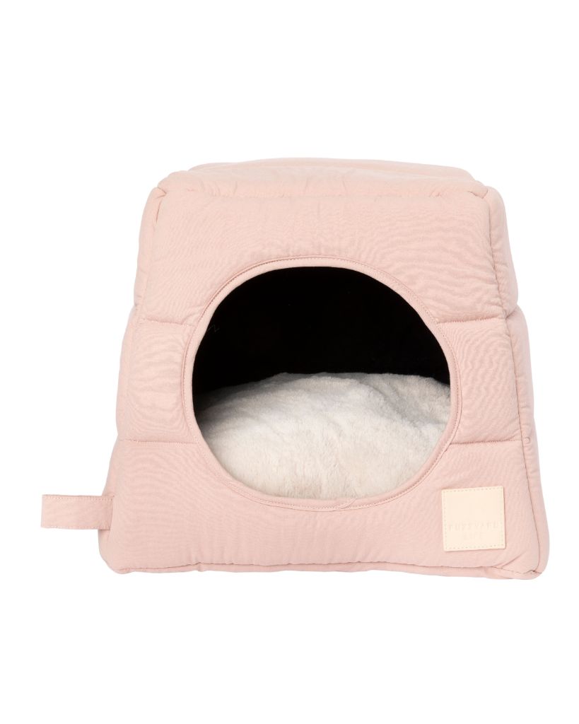 FuzzYard Life Cotton Cat Cubby - Soft Blush