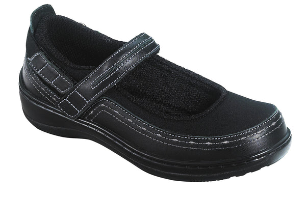 black orthopedic shoes