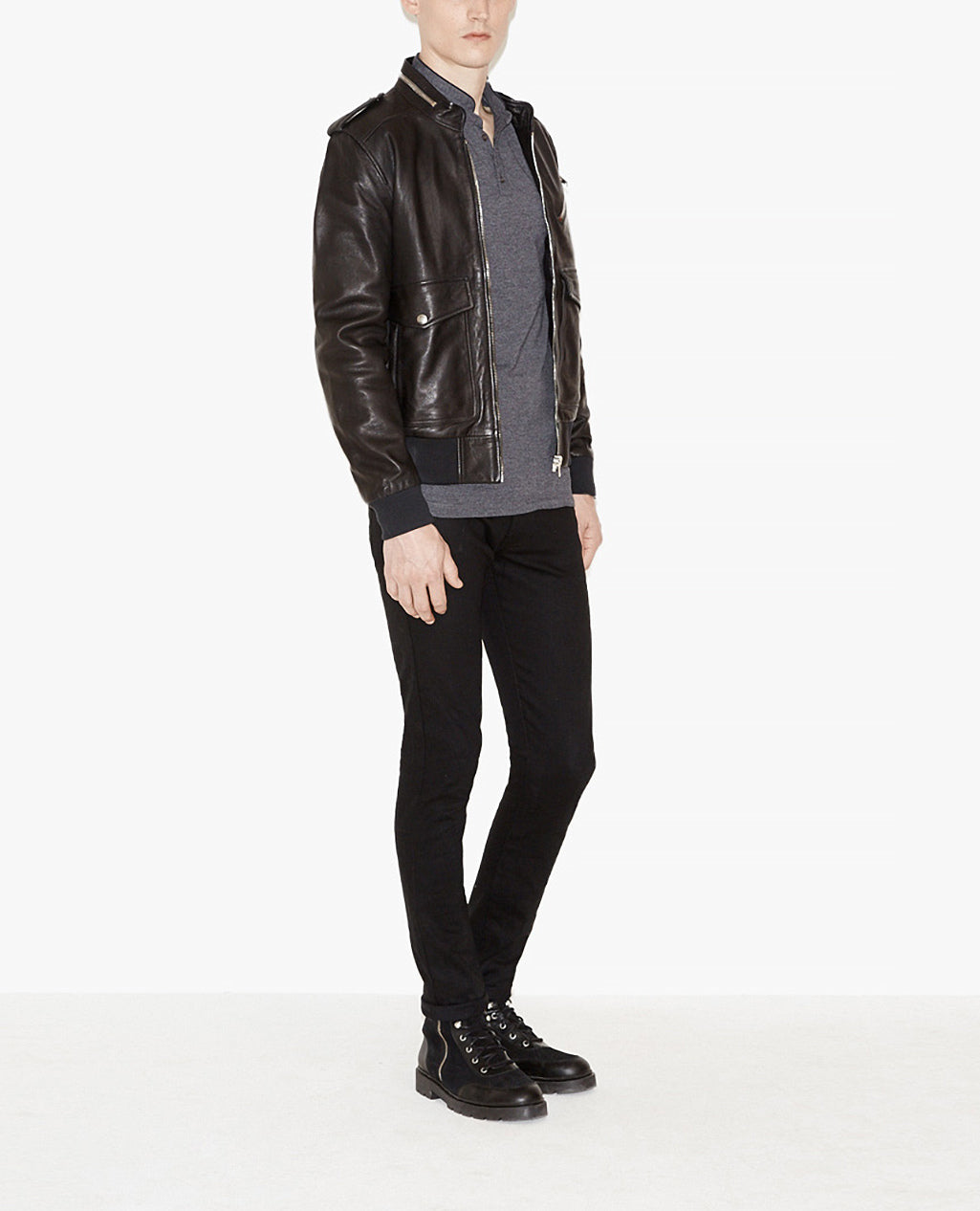 Polo gris manches longues The Kooples seconde vie