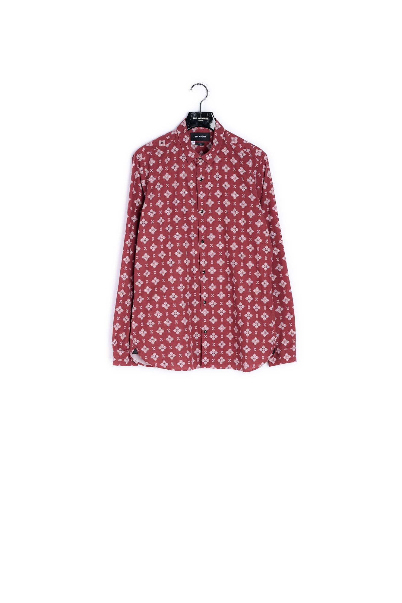 Chemise bordeaux imprimé Paisley Pop The Kooples seconde vie