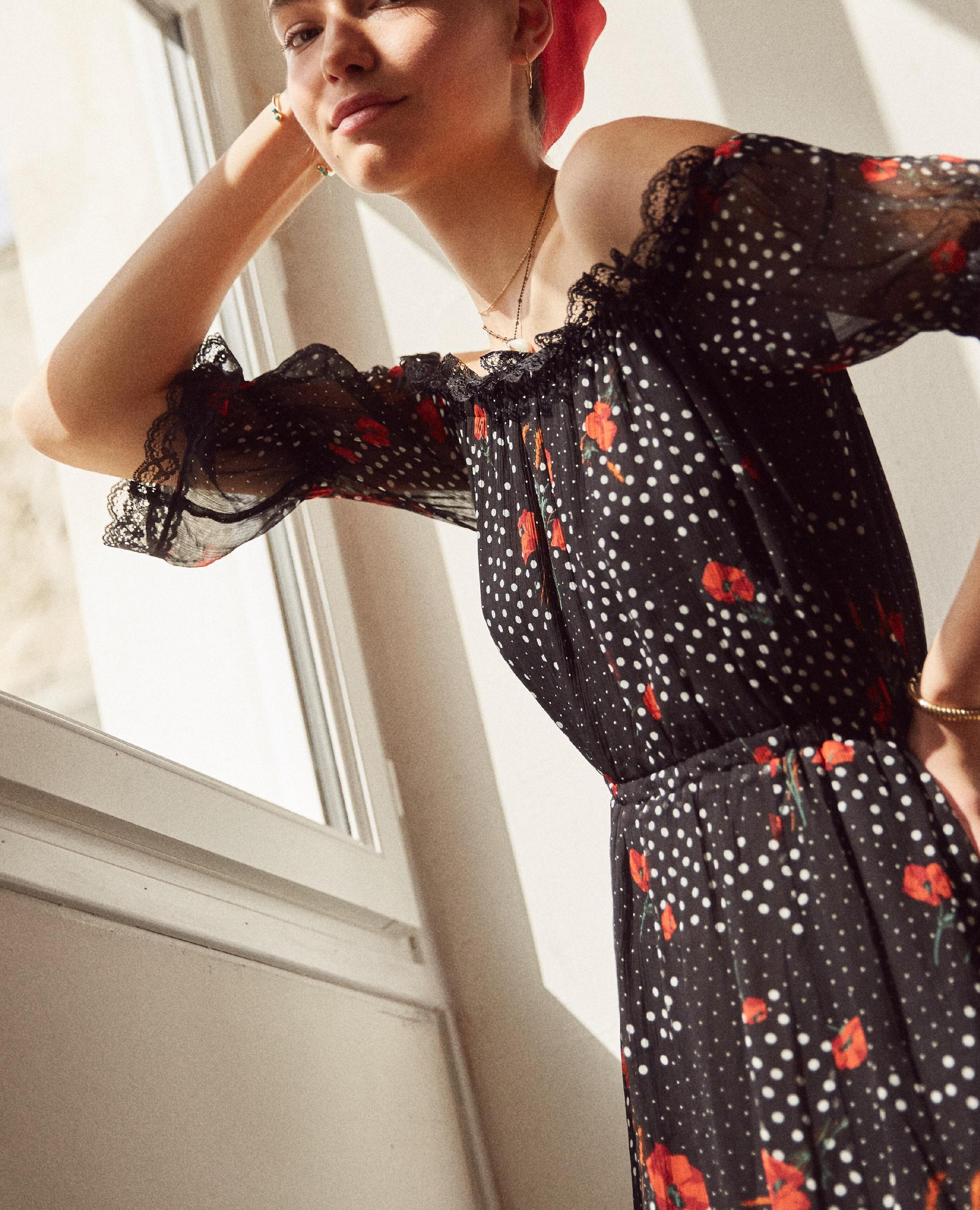 Robe courte noire Popi Pop The Kooples seconde vie