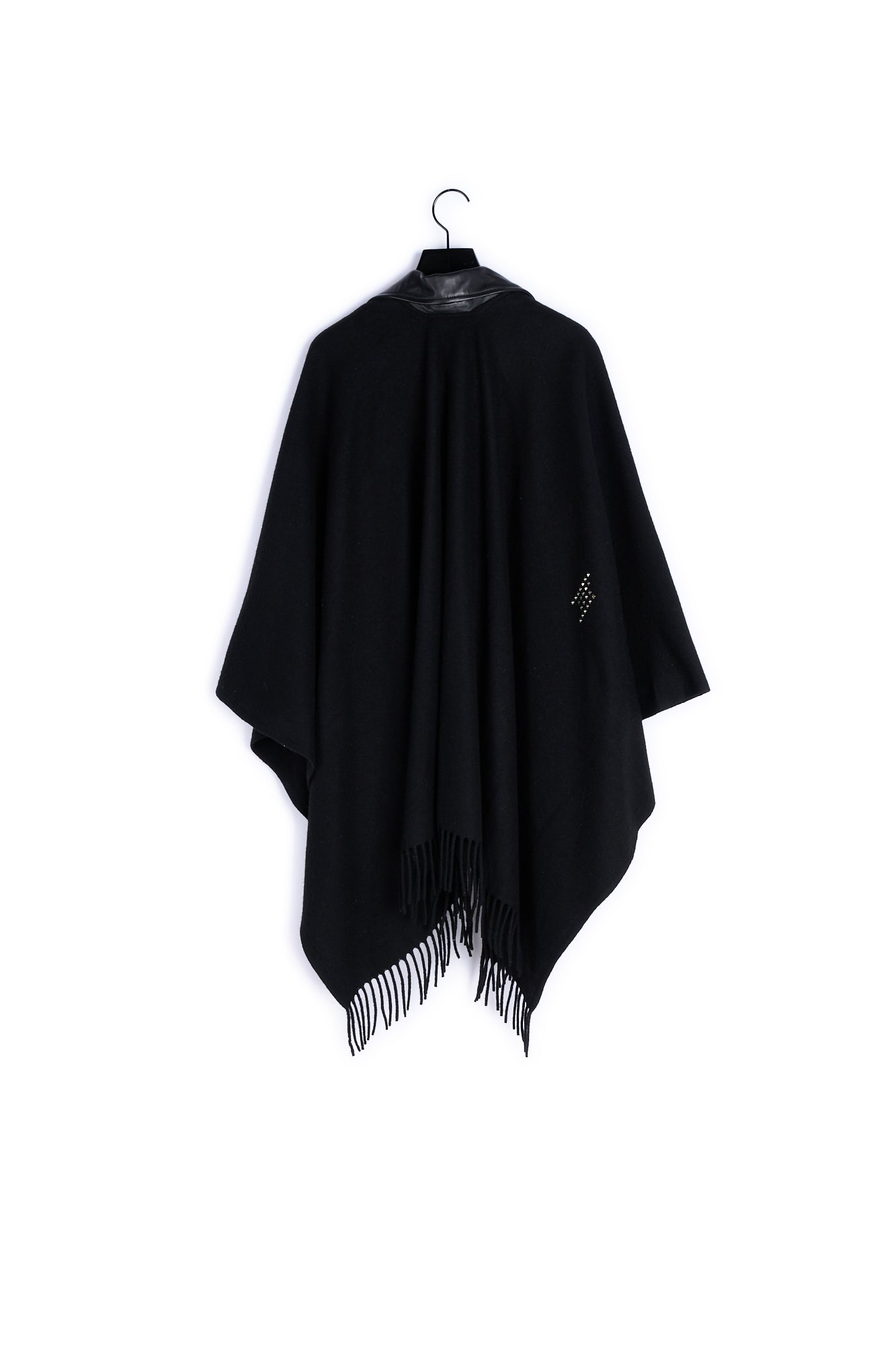 Poncho biker noir studs The Kooples seconde vie