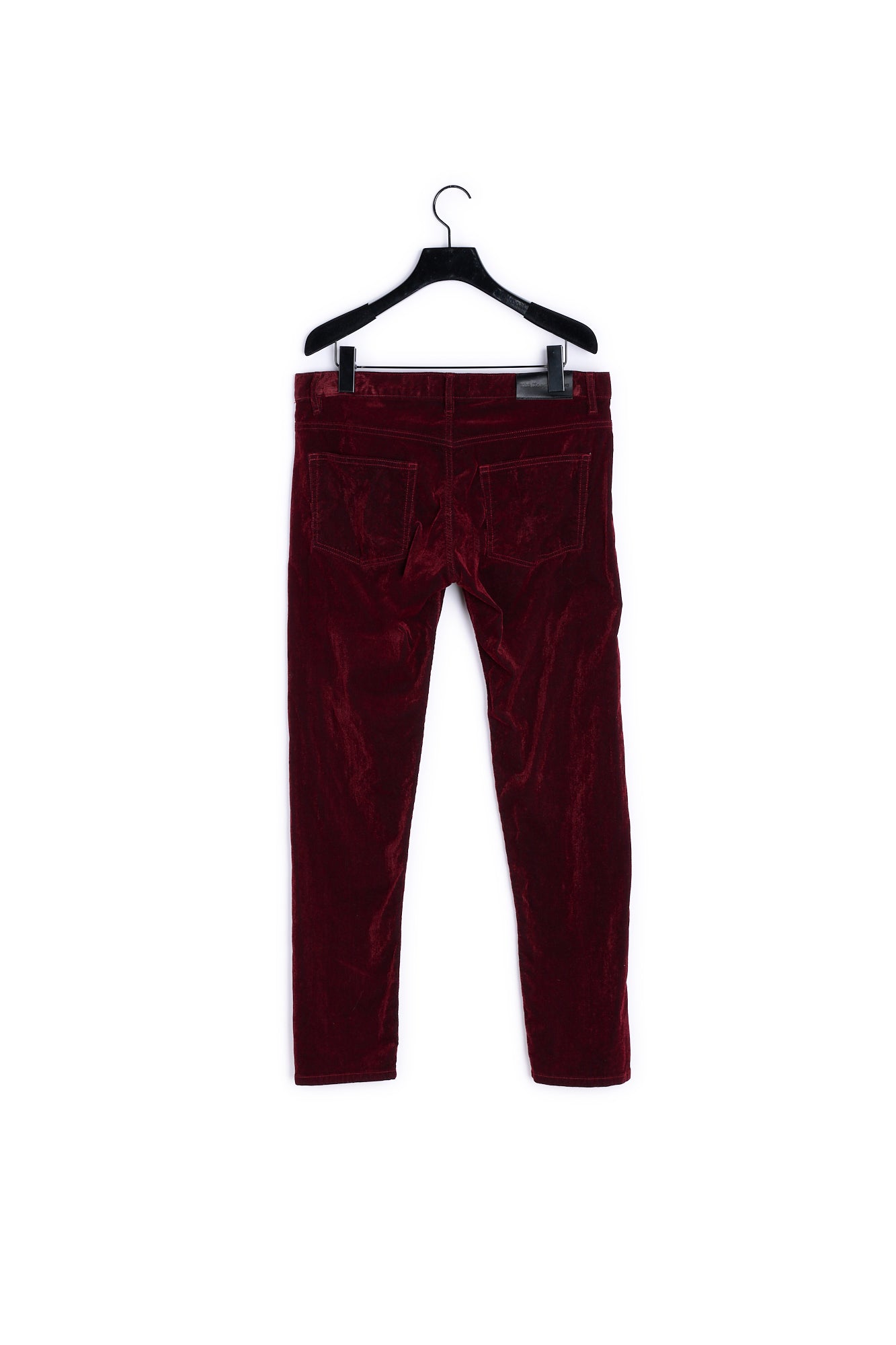 Pantalon bordeaux en velours The Kooples seconde vie