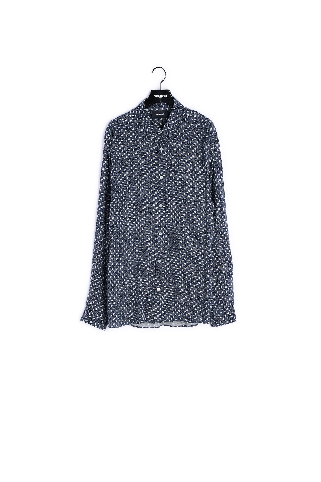 Chemise bleue à motifs The Kooples seconde vie