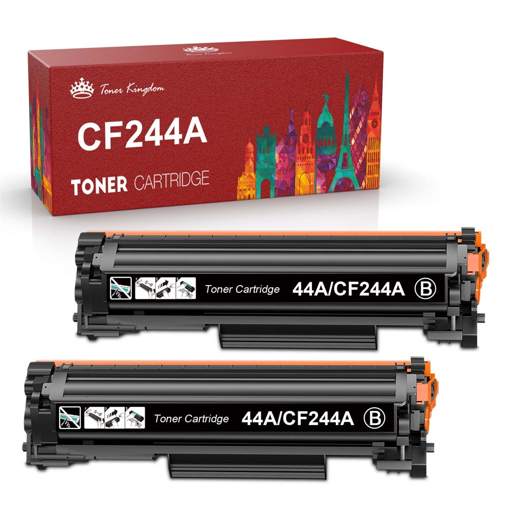 Compatible HP 44A CF244A Cartridge -2 Pack Toner Kingdom