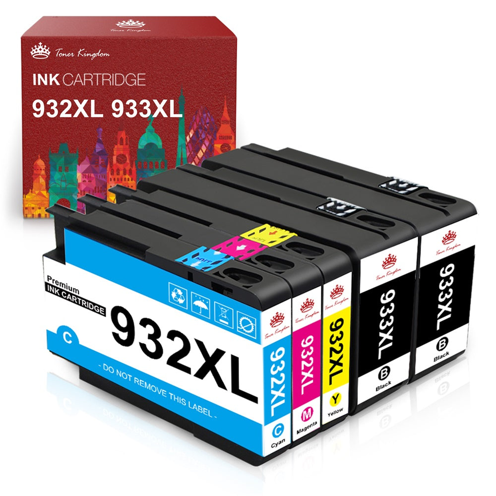 Compatible HP 932XL 933XL Ink Cartridge-5 Pack –