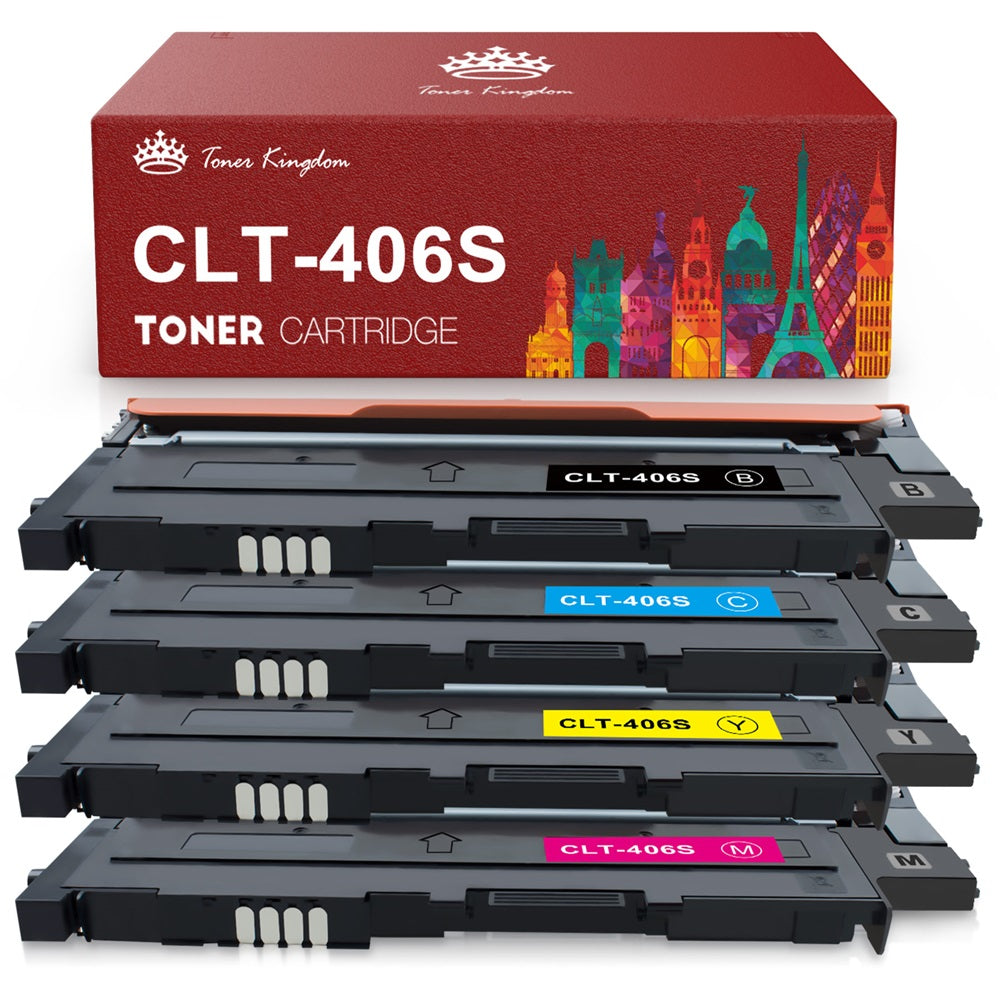 landheer Tram botsing Compatible Samsung CLT-406S Toner Cartridge -4 Pack – Toner Kingdom