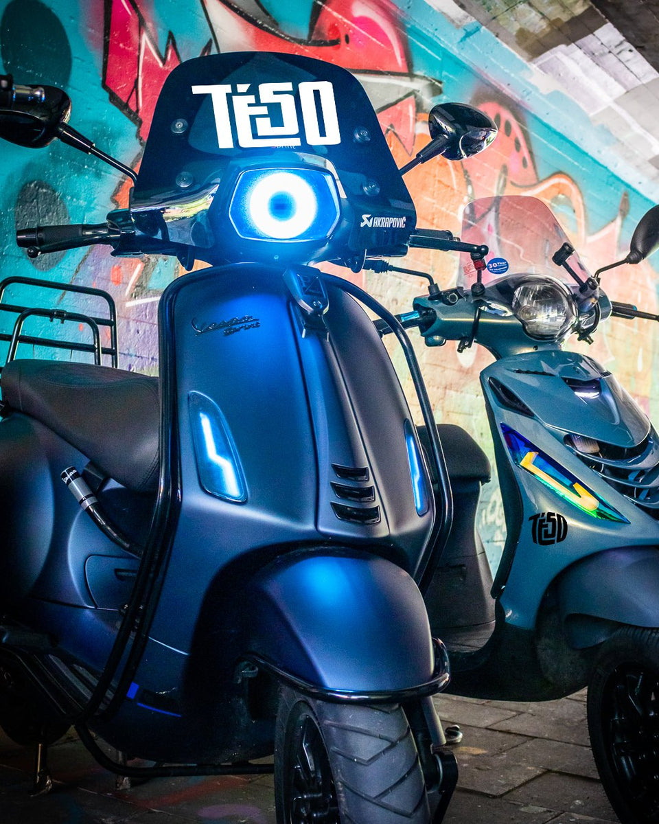 Denk vooruit lager Standaard TÉSO - Unieke scooter accessoires - Speciaal voor jouw scooter! – Téso  Scooter