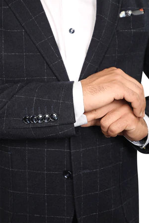 7 Downie St. Sport Jacket - Cobalt/Charcoal