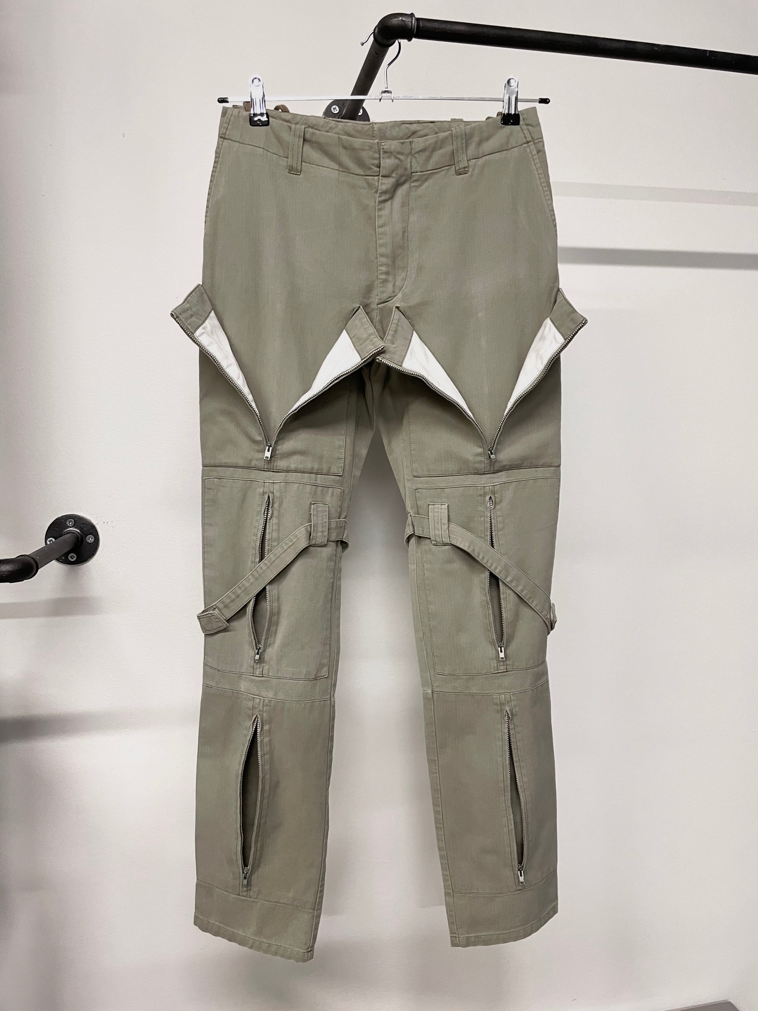 AW1999 Helmut Lang Astro biker zipper cargo pants – elevated archives