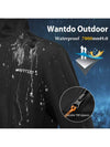 Men's Windproof Running Soft Fleece Jacket Waterproof Breathable