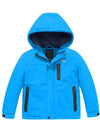 Boys Ski Jacket Waterproof Thick Winter Coat with Hood for Skiing Skating Hiking