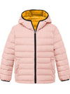 Girl's Packable Lightweight Winter Coat Warm Hooded Puffer Jacket